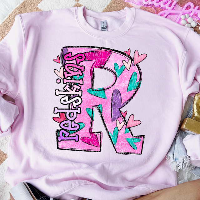 Valentine's Day Mascots DTF Print