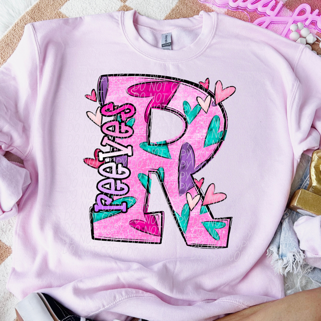 Valentine's Day Mascots DTF Print