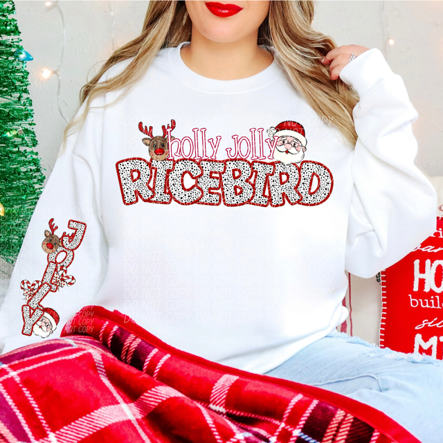 Holly Jolly Mascots DTF Print