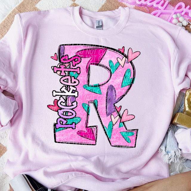 Valentine's Day Mascots DTF Print