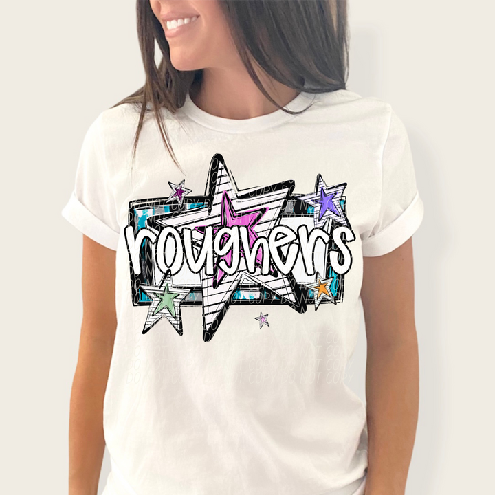 Bright Stars Mascots Youth DTF Print