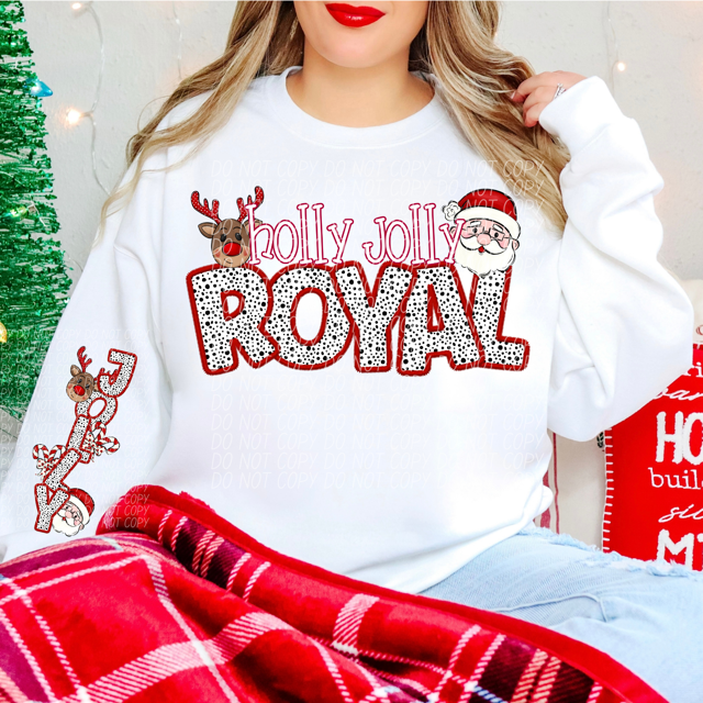 Holly Jolly Mascots DTF Print