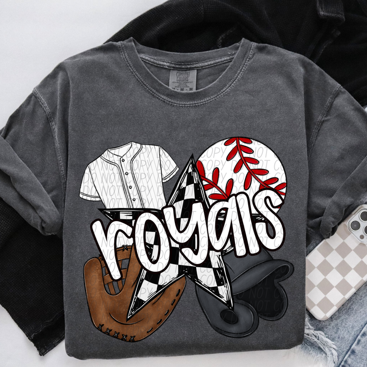 Baseball Mascots DTF Print