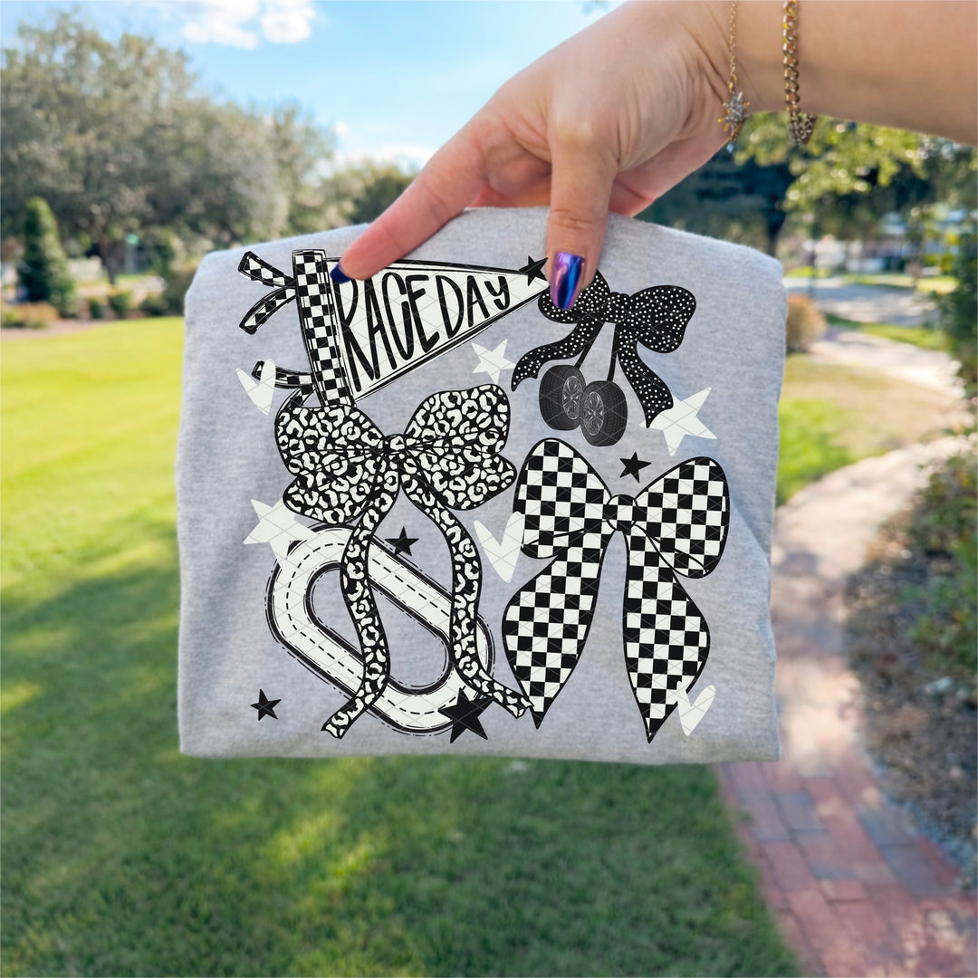 Race Day Bows DTF Print