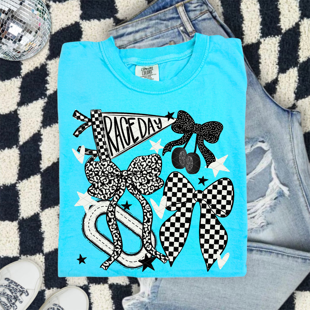 Race Day Bows DTF Print