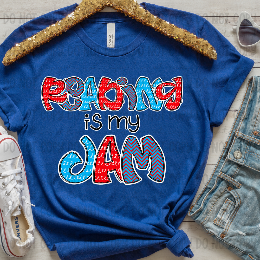 Reading is my Jam DTF Print