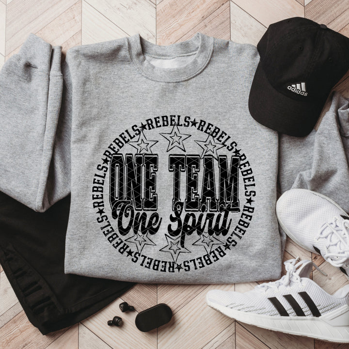 One Team One Spirit DTF Print