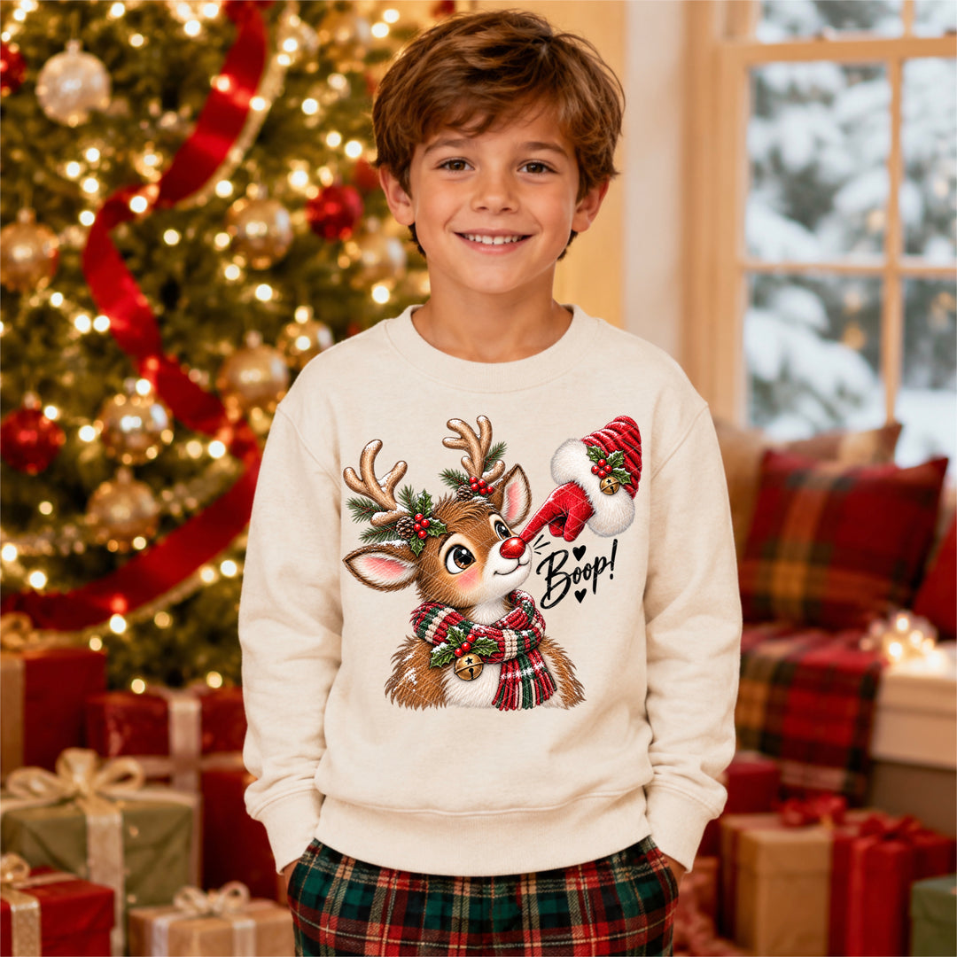 Reindeer Boop Boy DTF Print