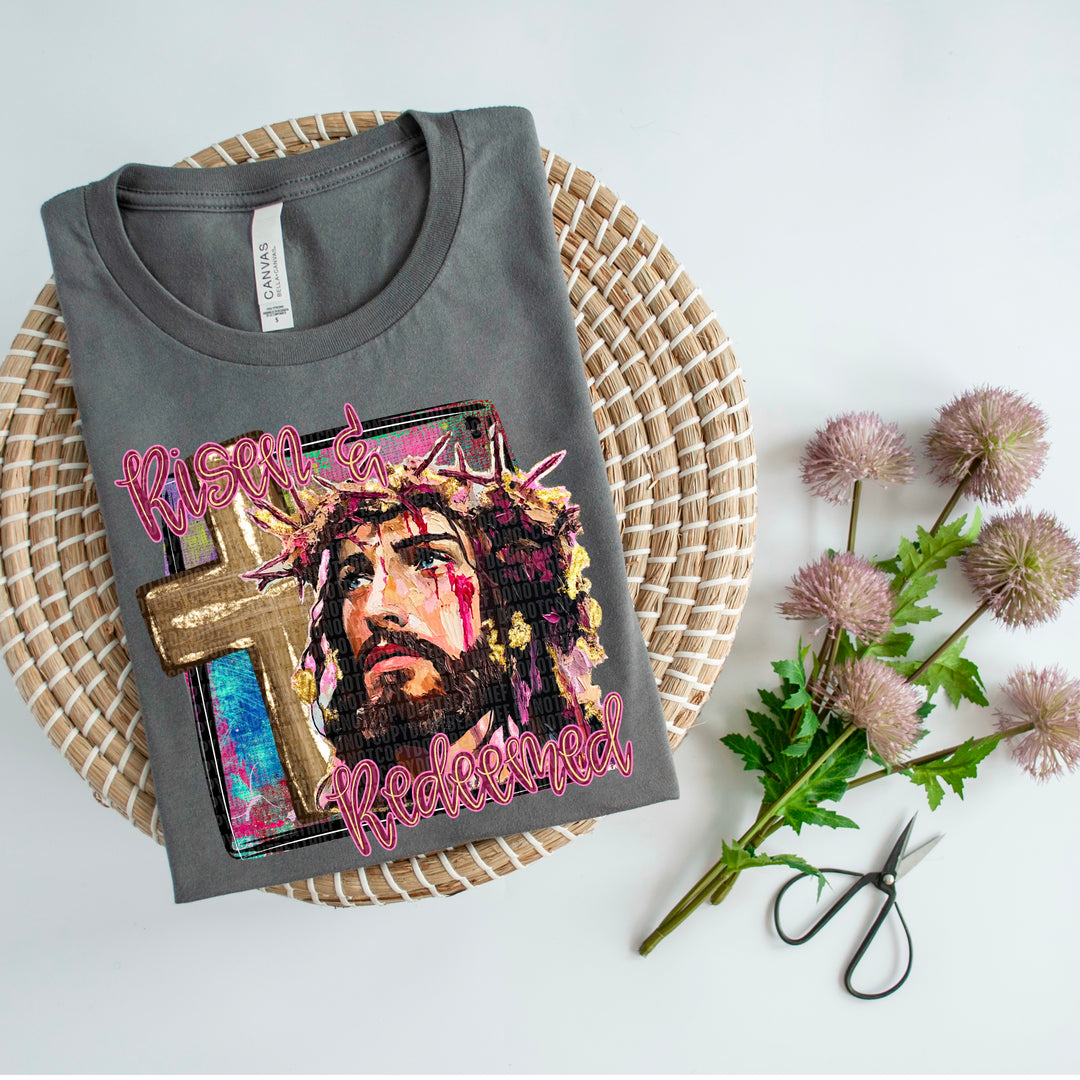 Risen And Redeemed DTF Print