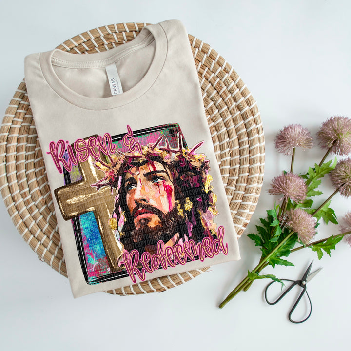 Risen And Redeemed DTF Print