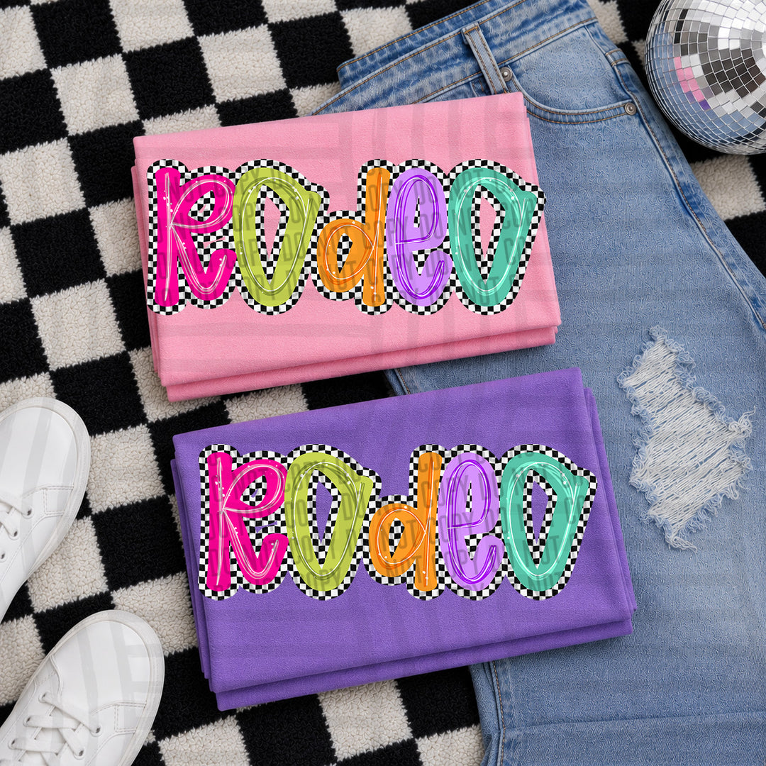 Simply Checkered Sports DTF Print