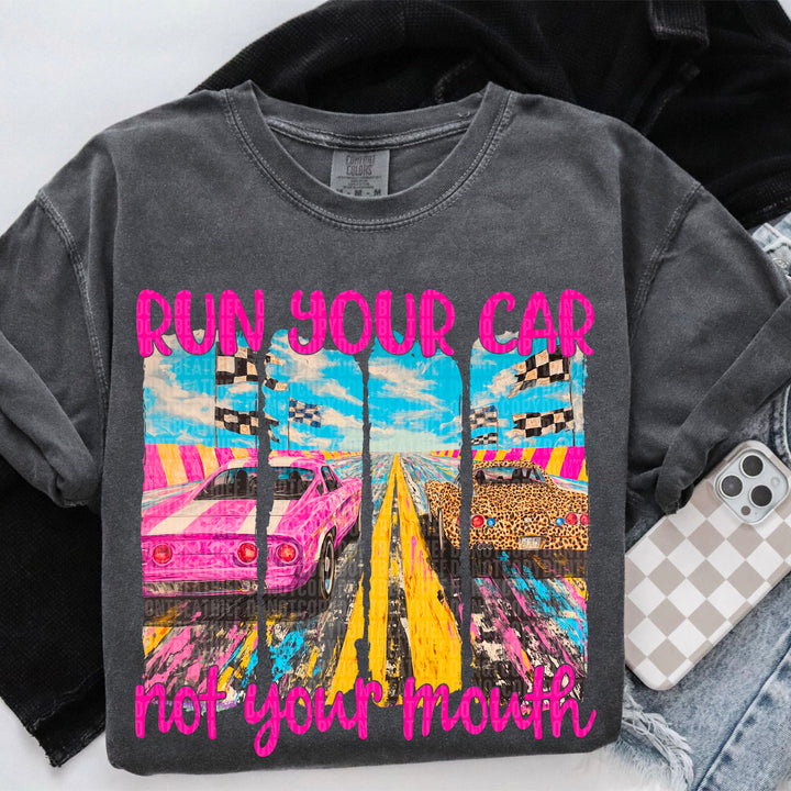 Run Your Car DTF Print