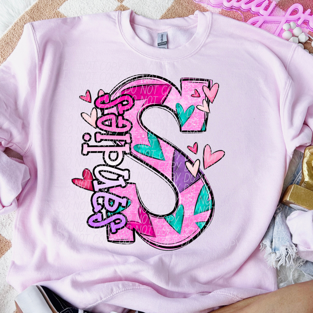 Valentine's Day Mascots DTF Print