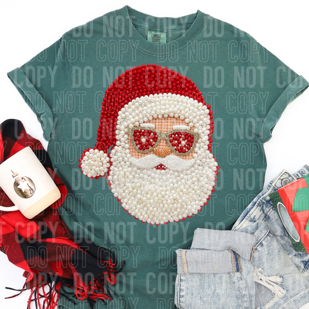 Santa’s Pearls DTF Print