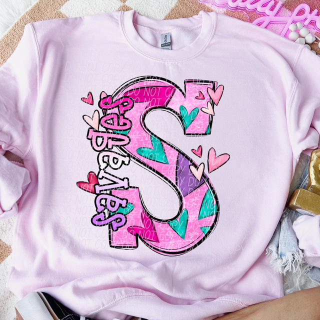 Valentine's Day Mascots DTF Print