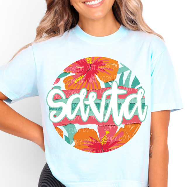 Tropical Mother's Day Titles DTF Print