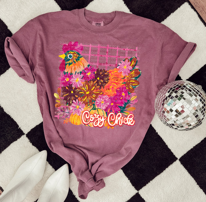 Cozy Chick DTF Print