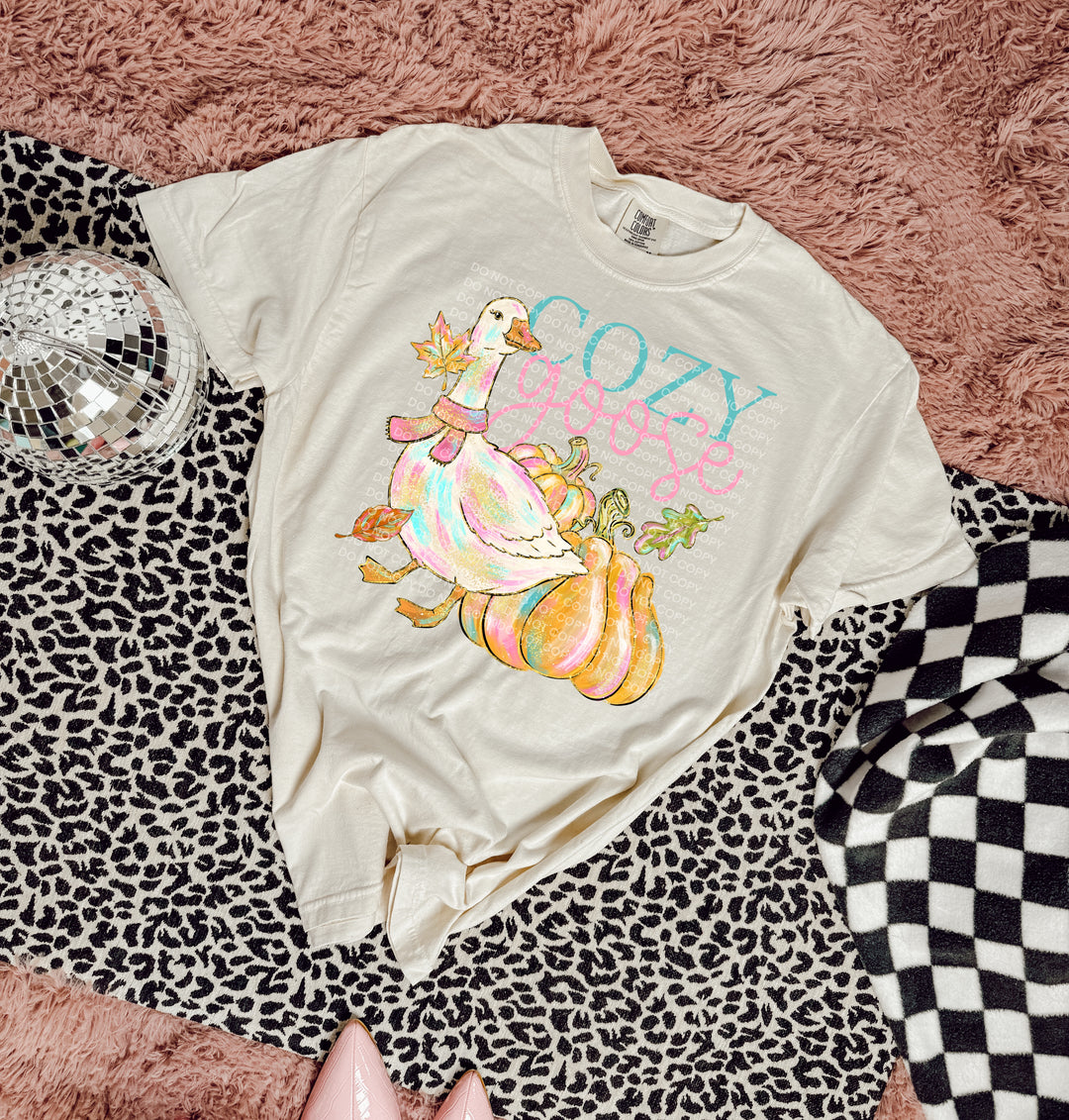 Cozy Goose DTF Print