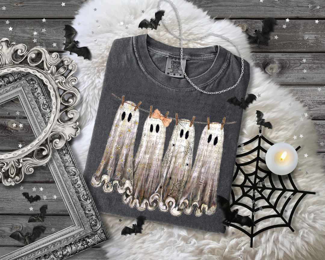 Hang Ghost Sheets DTF Print