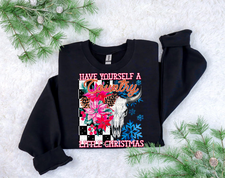 Have Yourself A Country Little Christmas DTF Print