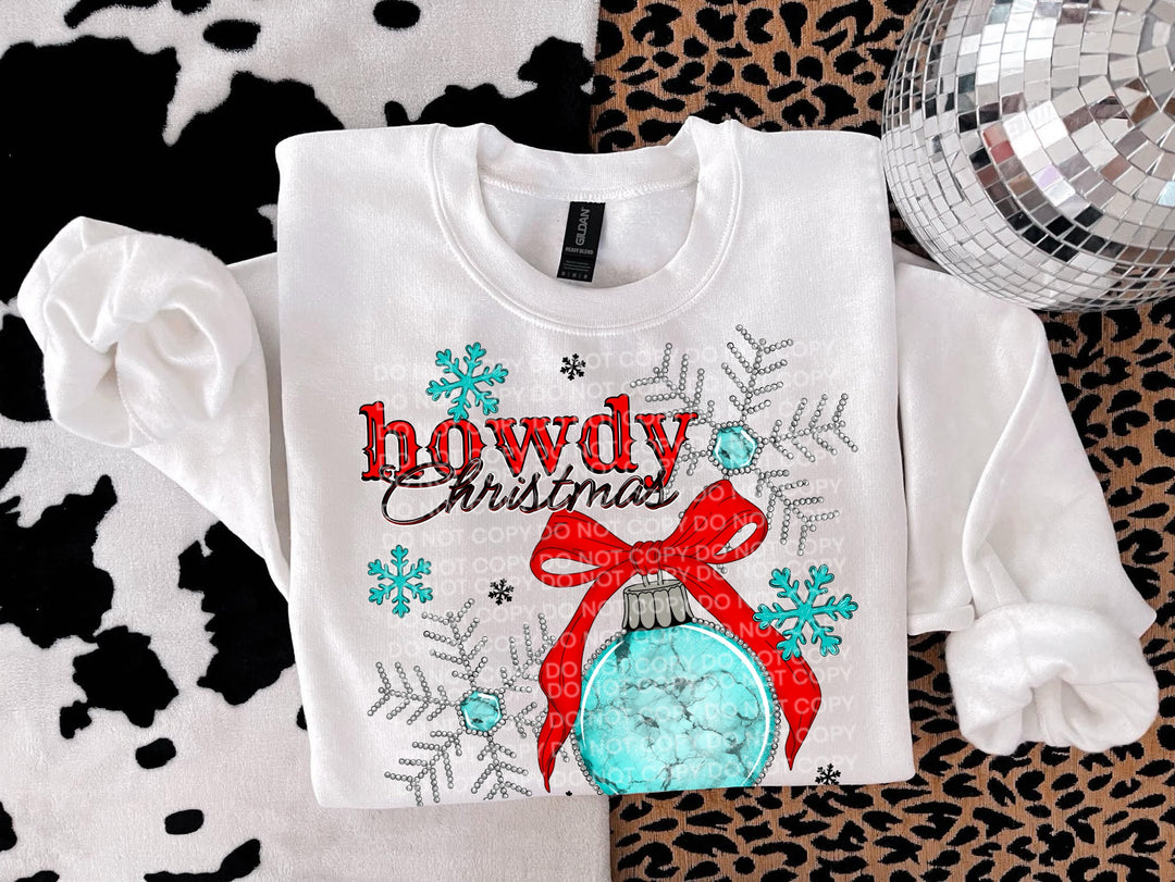 Howdy Christmas DTF Print