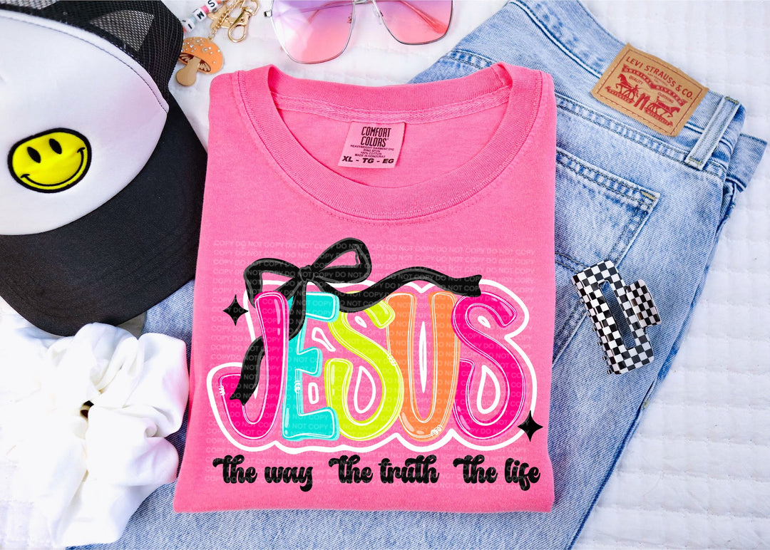 Jesus The Way The Truth The Life DTF Print