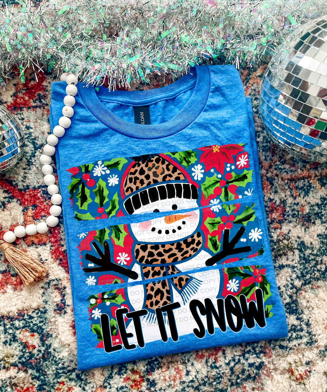 Let It Snow DTF Print