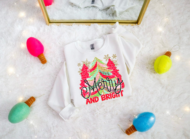 Merry And Bright DTF Print