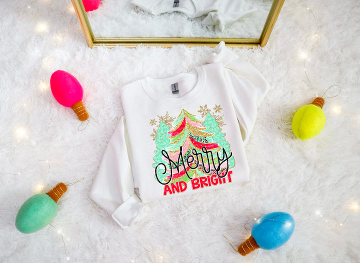 Merry And Bright DTF Print
