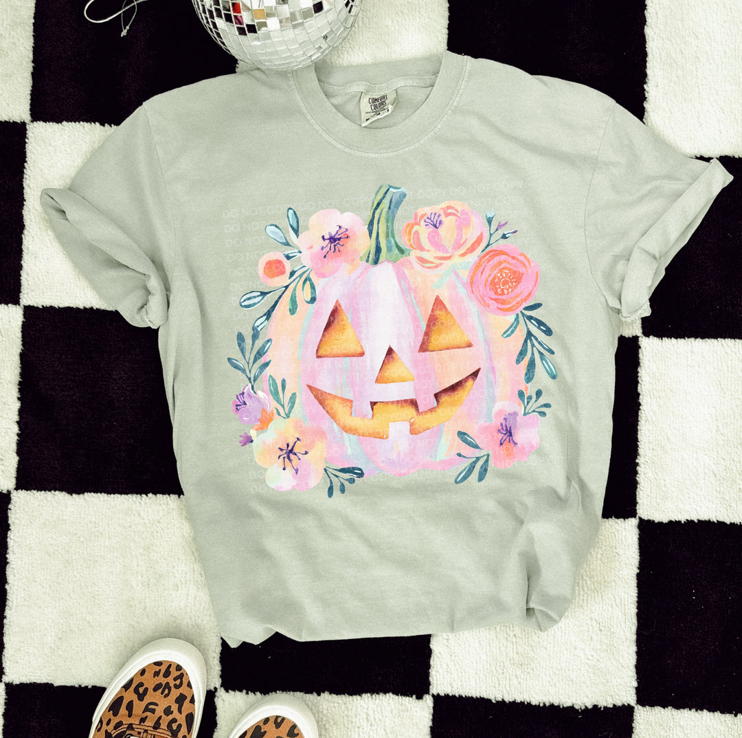 Pastel Pumpkin DTF Print