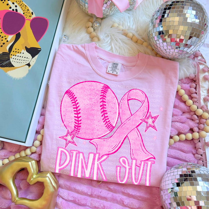 Pink Out Sports DTF Print