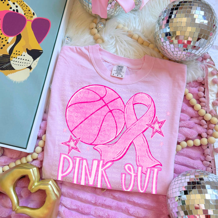 Pink Out Sports DTF Print