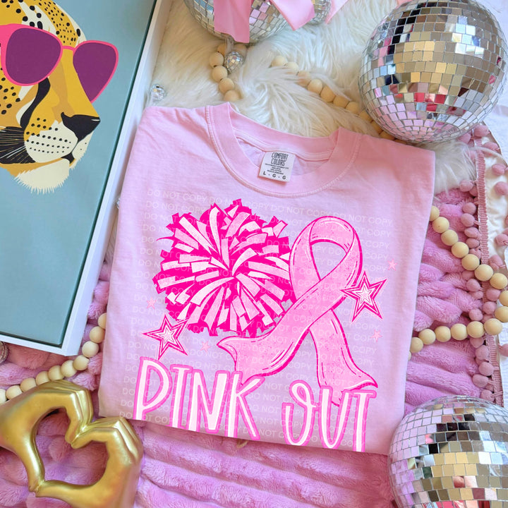 Pink Out Sports DTF Print