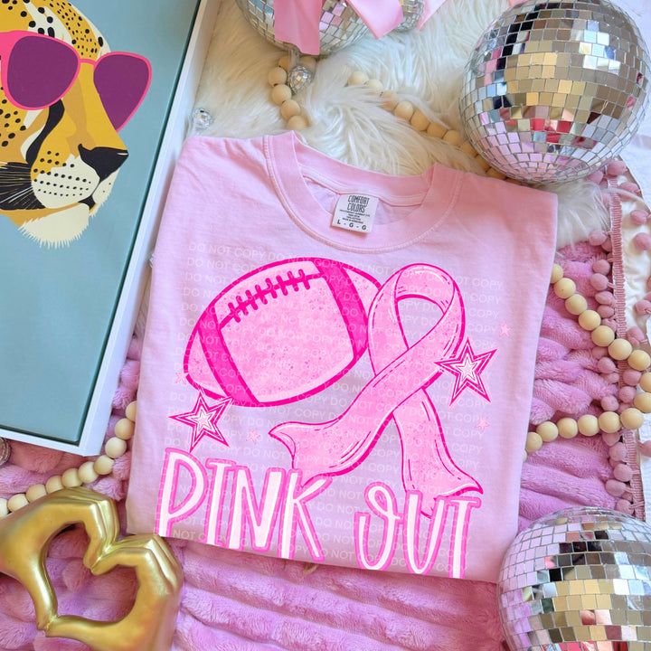 Pink Out Sports DTF Print