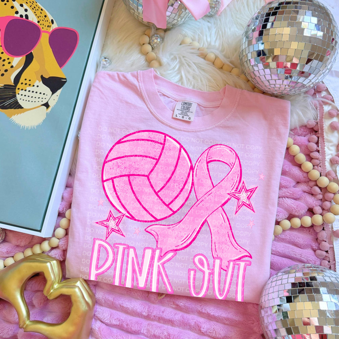 Pink Out Sports DTF Print