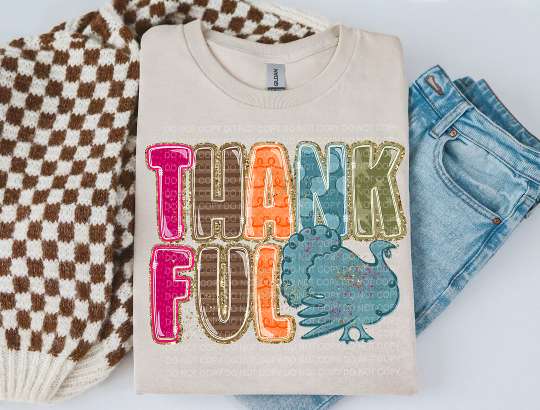 Thankful DTF Print