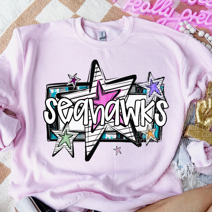 Bright Stars Mascots Youth DTF Print