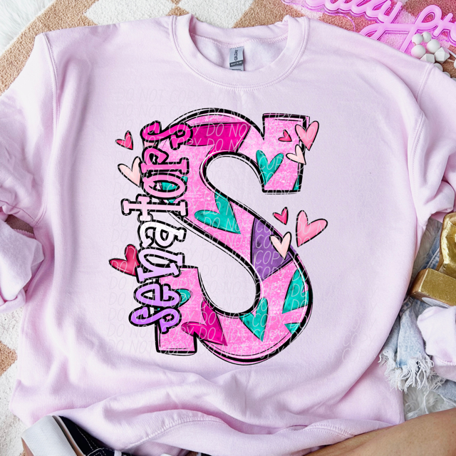 Valentine's Day Mascots DTF Print