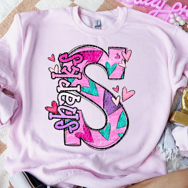 Valentine's Day Mascots DTF Print