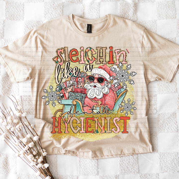 Sleighin Like a DTF Print