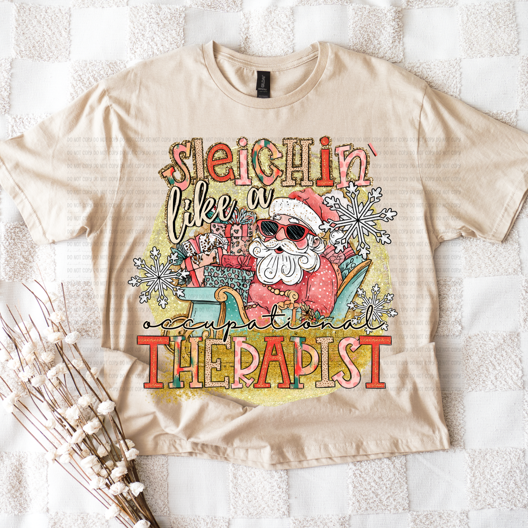 Sleighin Like a DTF Print