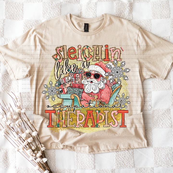 Sleighin Like a DTF Print