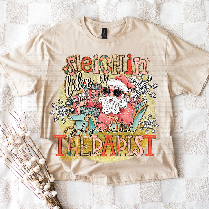 Sleighin Like a DTF Print