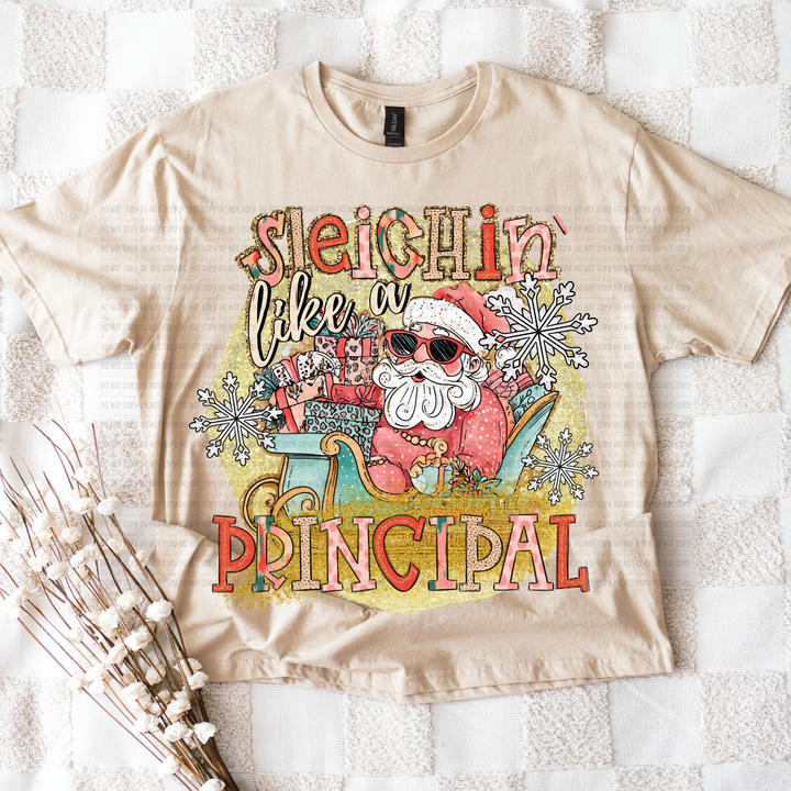 Sleighin Like a DTF Print