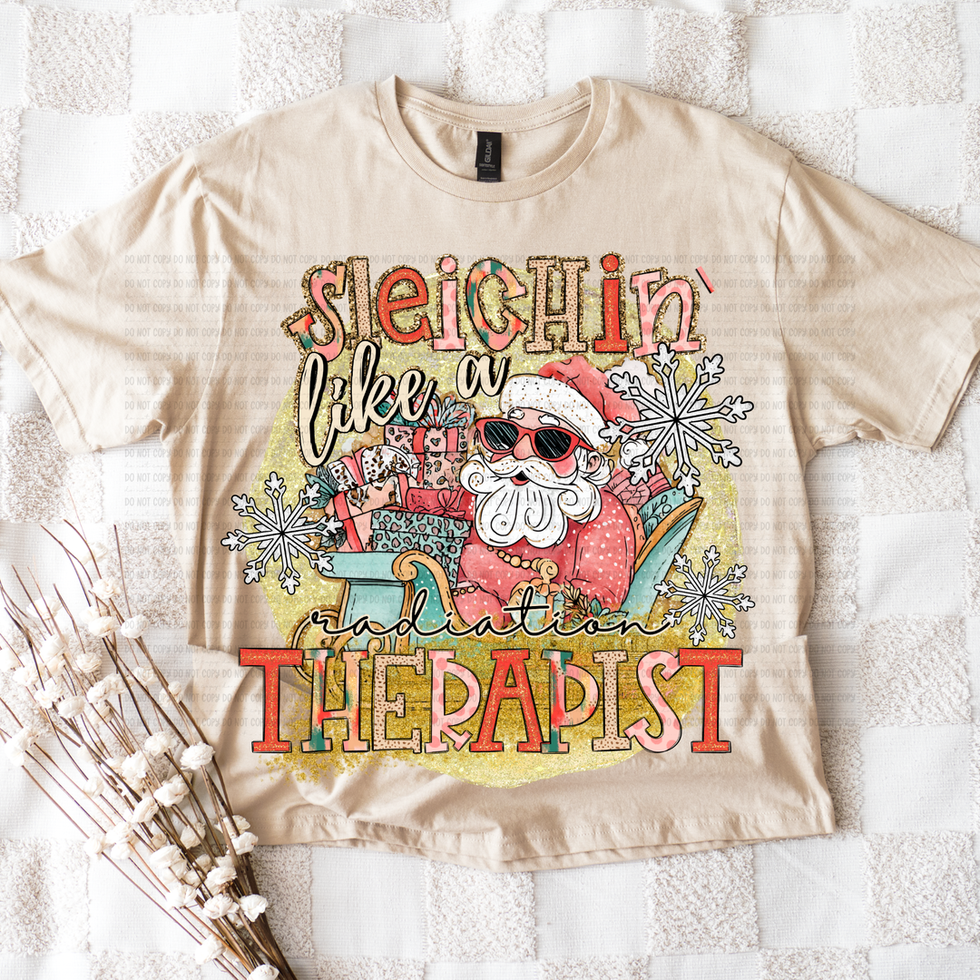 Sleighin Like a DTF Print