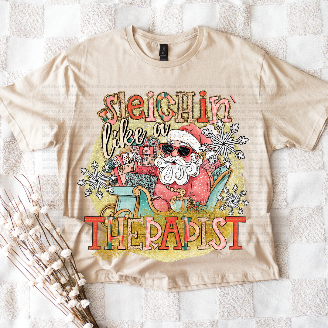 Sleighin Like a DTF Print