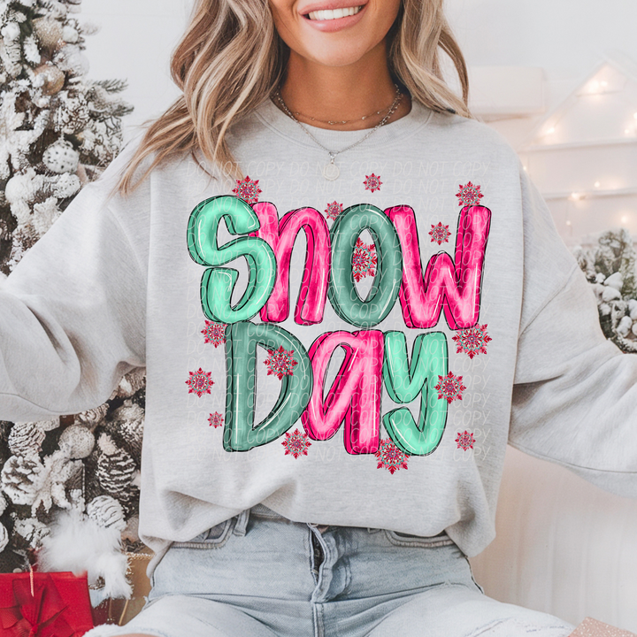 Snow Day DTF Print