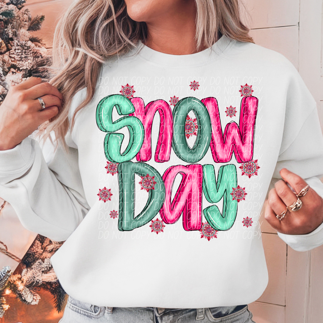 Snow Day DTF Print