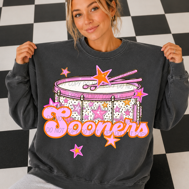 Pink Band Mascot DTF Print
