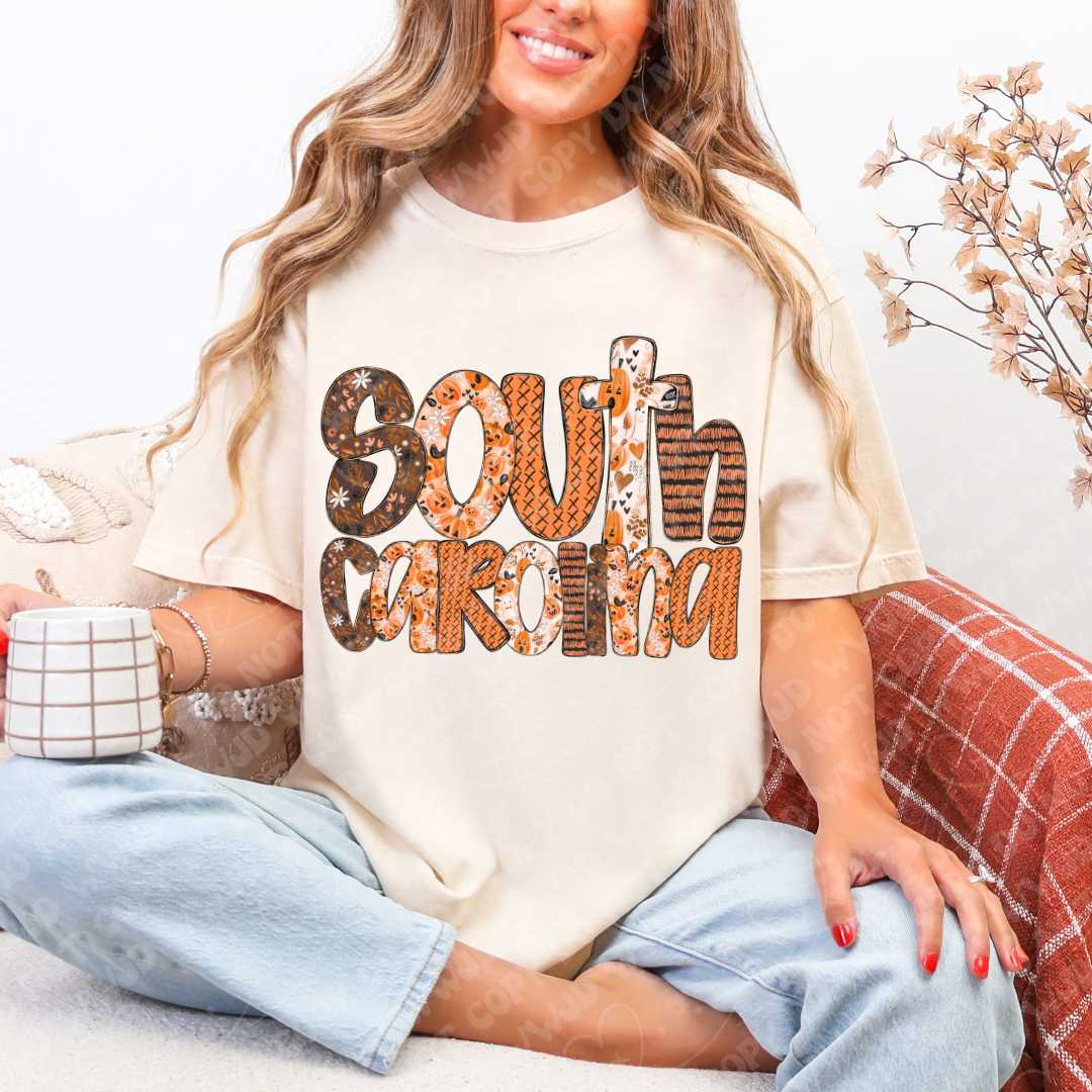 State Pumpkin Alpha DTF Print